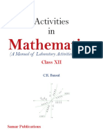 Activity Book Class 12 Maths