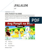 Ang Pangit Na Bibe Takdang Aralin