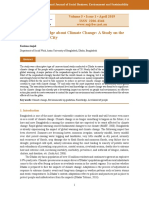 Level of Knowledge about Climate Change