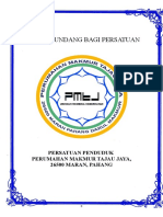 Undang2 Persatuan Penduduk PMTJ