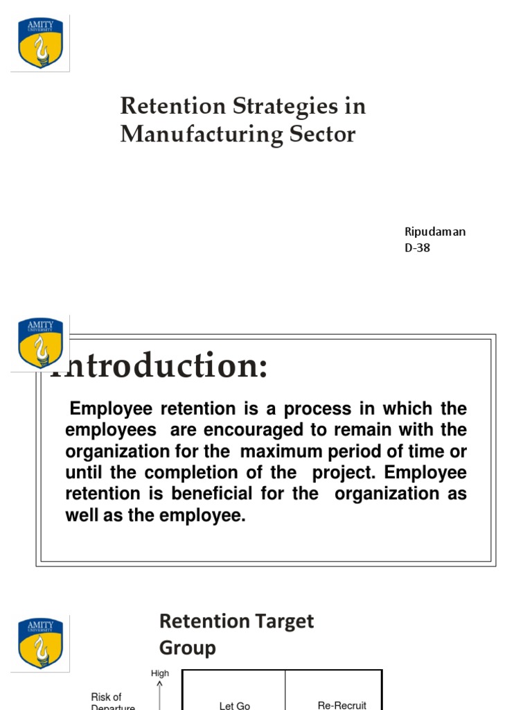 Employee Retention Strategies in Manufacturing | PDF | Employee ...