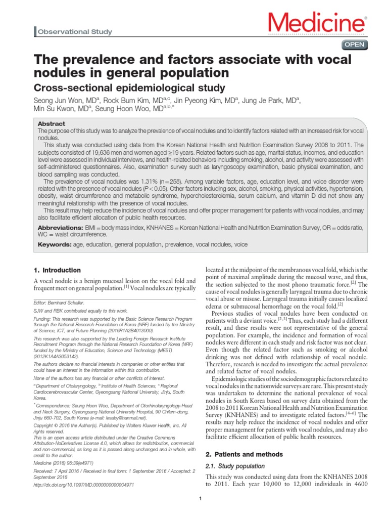 Jurnal THT PDF Metabolic Syndrome Body Mass Index