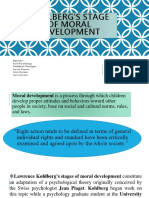 Kohlberg's Stage of Moral Development