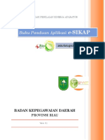 Buku Panduan Aplikasi E-Sikap Provinsi Riau