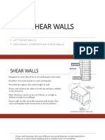 Lift Shear Walls Individual Compression Shear Walls