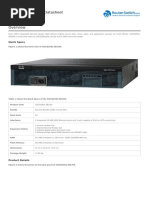 Cisco2951 Sec k9 Datasheet