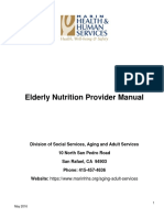 Elderly Nutrition Provider Manual