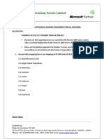 DAR_Upgrade Technical Singoff Document for All Divisions