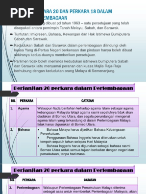 20 Perkara Dan 18 Perkara Pdf