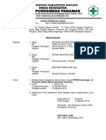 Surat Tugas Popm Kecacingan SDN 1 Murung Keramat