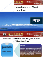Introduction of Maritime Law