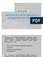 Muhammadiyah Sebagai Sebuah Organisasi