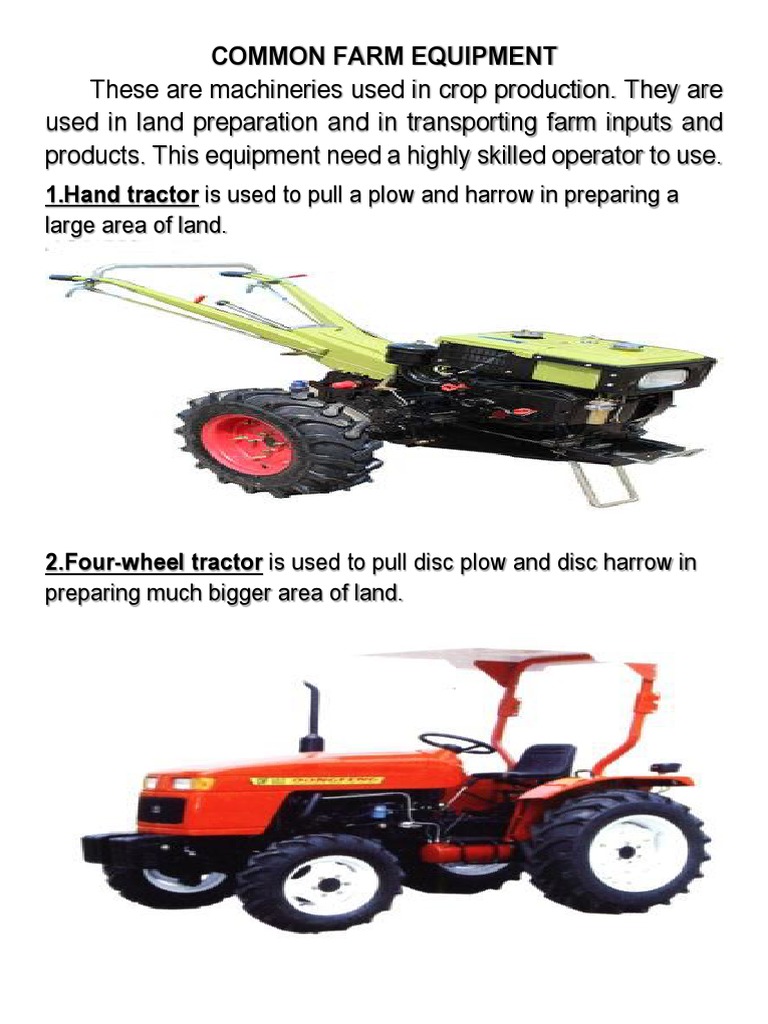 Common Farm Equipment PDF