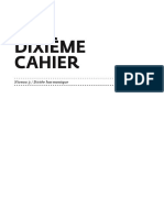 Dixieme Cahier