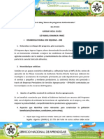 Programa DRE: financiamiento agrícola y asistencia técnica