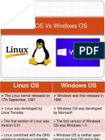 Linux vs Windows OS Comparison
