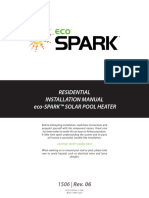 Residential Installation Manual Eco-Spark™ Solar Pool Heater