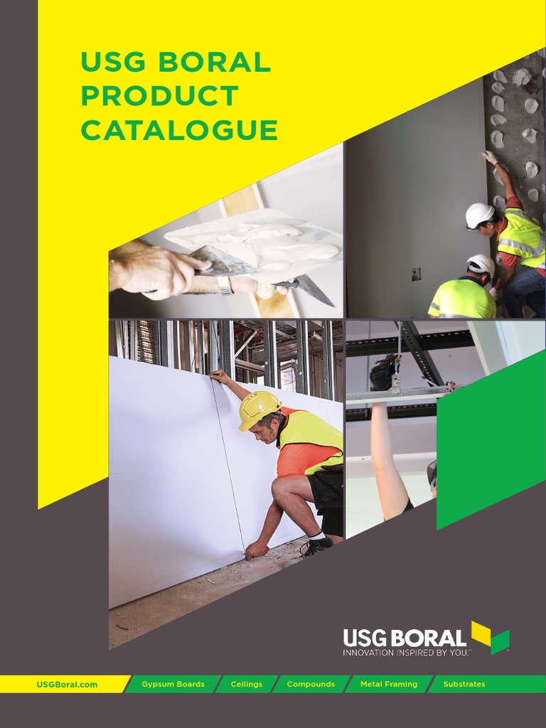 Usg Boral Product Catalogue Pdf Drywall Wall