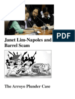 Janet Lim-Napoles and The Pork Barrel Scam: The Arroyo Plunder Case