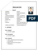 CV Carlos Asistente