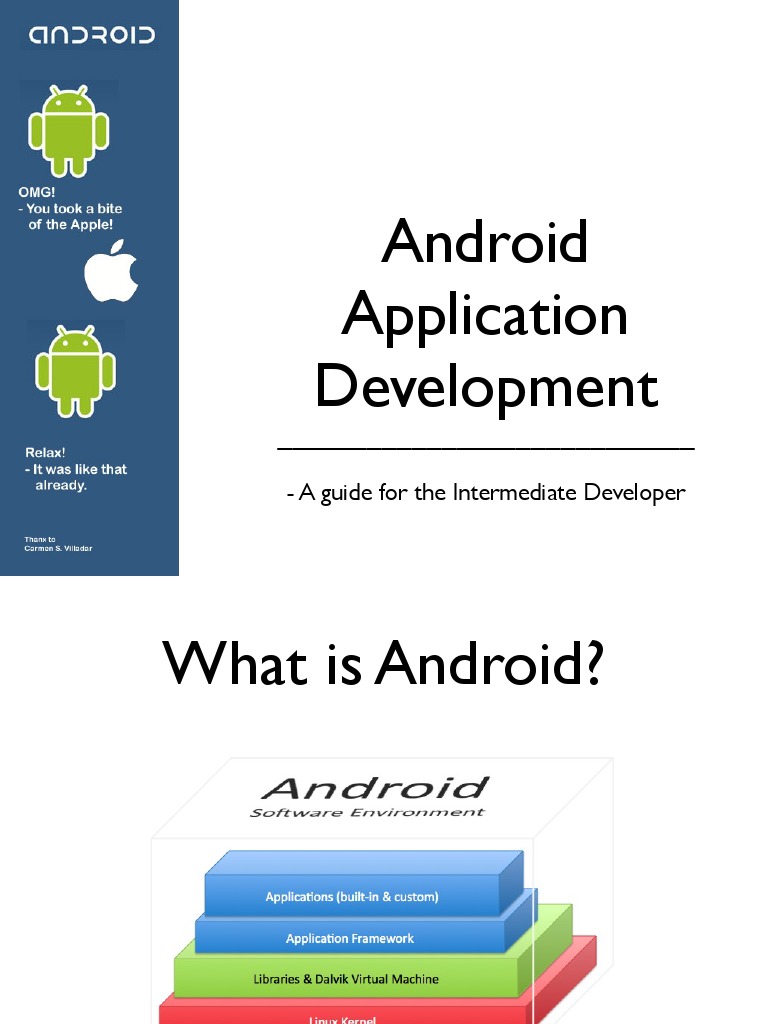 Android Development Guide for Intermediates | PDF | Android (Operating ...