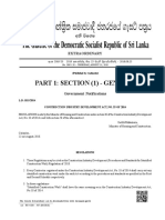 Ys%, XLD M Dka S%L Iudcjd Ckrcfha .Eiü M %H: The Gazette of The Democratic Socialist Republic of Sri Lanka