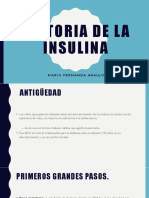 Historia de La INSULINA