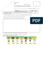 Evaluación Quinto Matemáticas Medidas de Tendencia Central