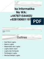 Logika Informatika - Pengenalan