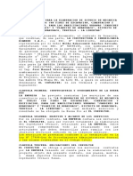 Contrato para estudio de mecánica de suelos con fines de excavación y edificación en Huanchaco, Trujillo