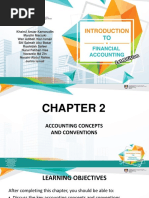 Chapter 2 Accounting Concepts - Conventions