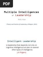 13 Sept 2019 - Multiple Intelligences of Leadership (Kuliah 2)