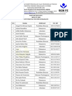 Daftar Magang Bem 2019