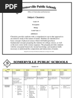 Subject: Chemistry: Office of Curriculum and Instruction