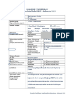 Formulir PDMAI 2019