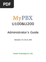 Adminguide Mypbx U100