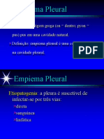 Empiema Pleural: Etiologia, Diagnóstico e Tratamento