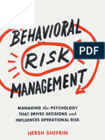 Hersh Shefrin (Auth.) - Behavioral Risk Management - Managing The Psychology That Drives Decisions and Influences Operational Risk-Palgrave Macmillan US (2016) PDF