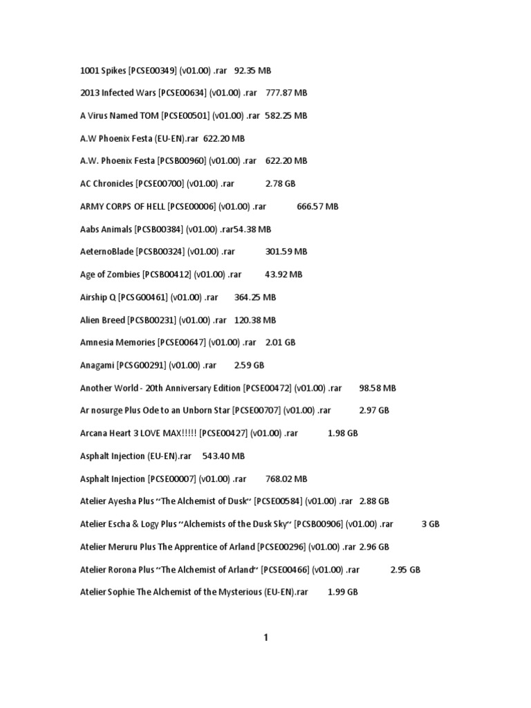 Ps Vita Database Leisure Sports
