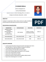 Abhishek Kumar Nirala CV PDF