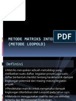 Metode Matriks Interaksi
