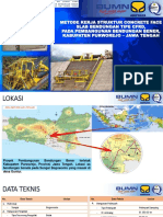 Presentation1 - Metode Kerja Beton Face Slab Dengan Slipform Pada Bendungan Bener - R3