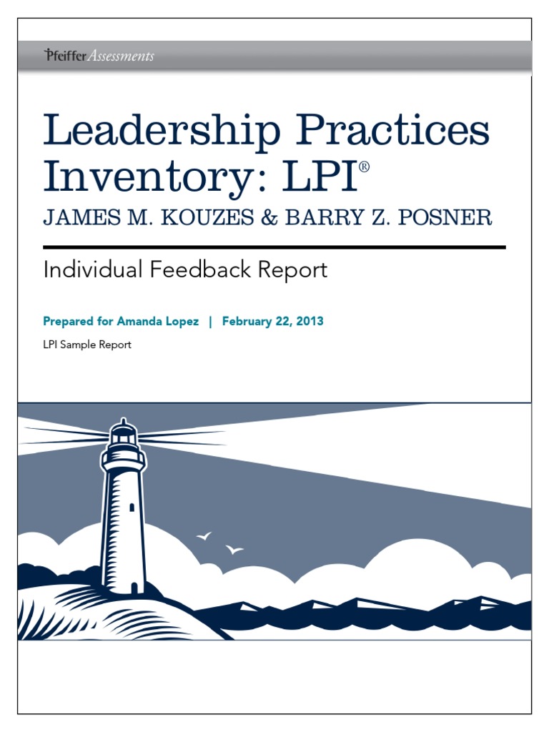 English LPI4eSampleReport | PDF | Experiment | Leadership