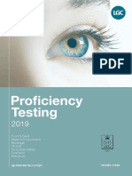 LGC Proficiency Testing Catalogue 2019