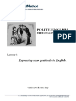 Polite English 6 Without A Key