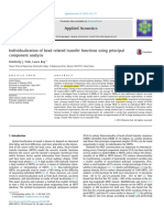 Individualization of Head Related Transfer Functions Using Principal Component Analysis - Applied Acoustics - 2015 - Fink, Ray