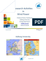 Research Activities in Wind Power