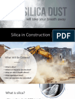 Silica in Construction: Kyle Horwarth CM 365 2/27/2019