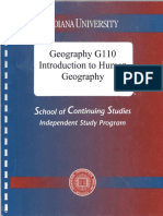 FINAL NOTES Geography G110 - Introduction To Human Geography PDF