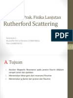 Presentasi Prak. Fisika Lanjutan: Rutherford Scattering